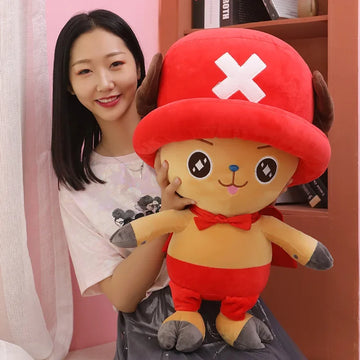 Cute Reindeer Plush Toy 35cm – Soft Anime-Inspired Stuffed Doll Bedroom Decoration Gift