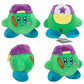 Cute Pink Star Plush Toy – Soft Anime-Inspired Round Character Stuffed Doll Gift