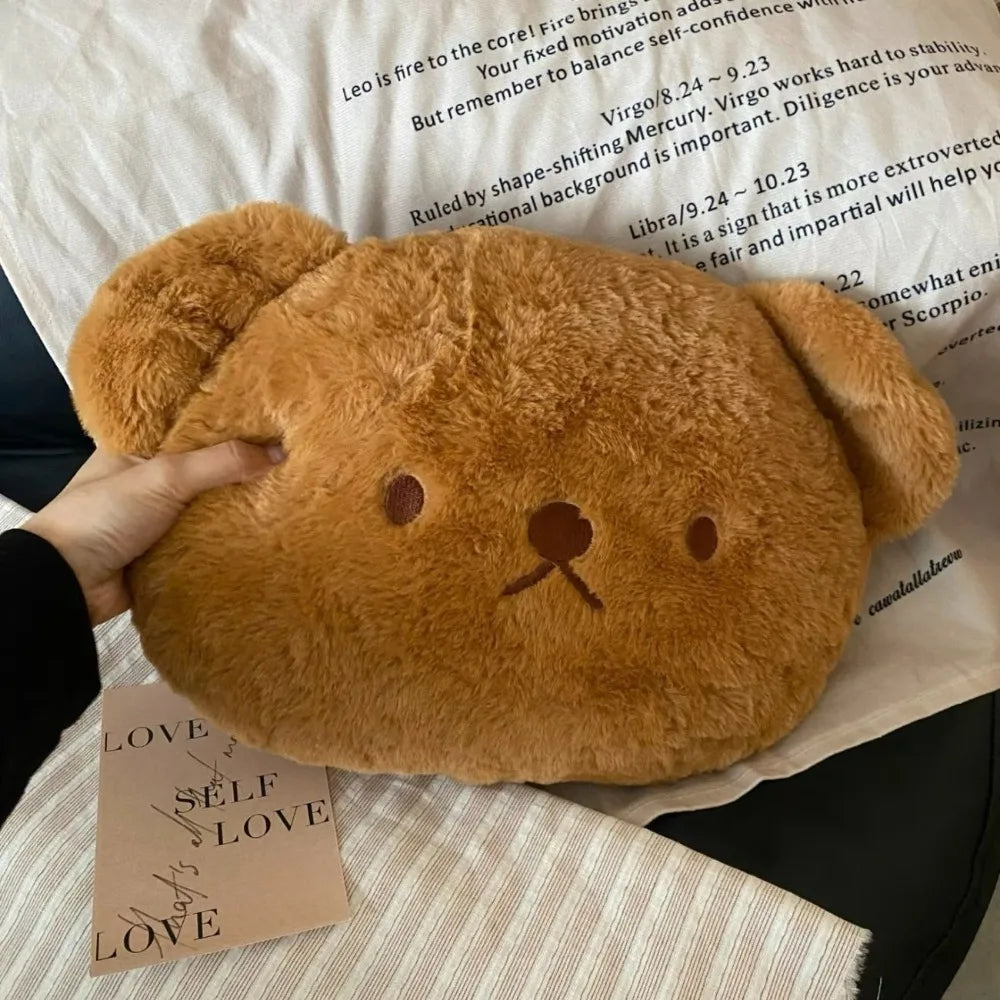 Kawaii Miffy Plush Pillow – Cute Soft Stuffed Bunny Doll Cushion for Sofa, Kids Gift Toy