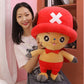 Cute Reindeer Plush Toy 35cm – Soft Anime-Inspired Stuffed Doll Bedroom Decoration Gift