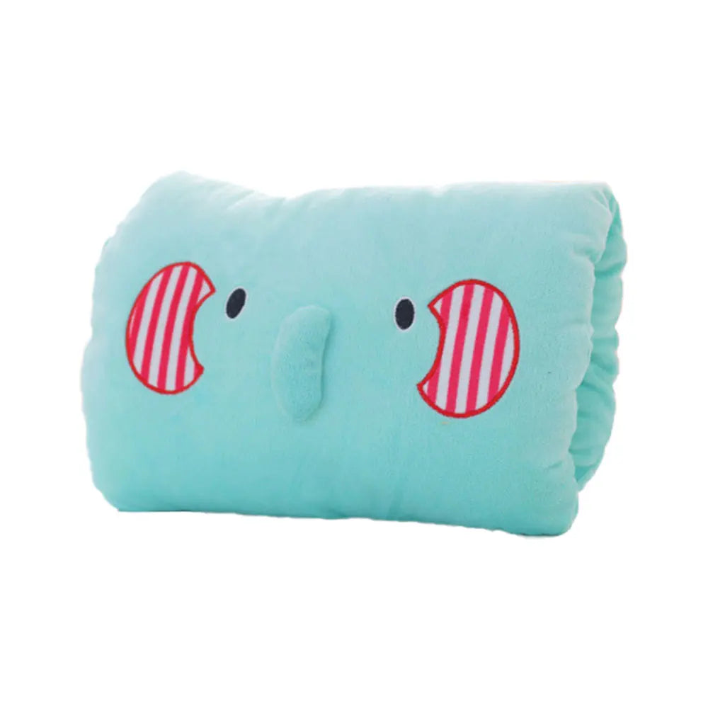 Bear Plush Hand Warmer Pillow – Cute Cartoon Nap Cushion with Cozy Hand Warmer Gloves