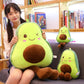 Cute Avocado Plush Toy Pillow – Kawaii Soft Stuffed Fruit Doll for Kids