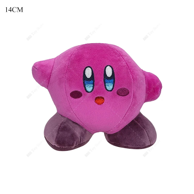 Cute Pink Star Plush Toy – Soft Anime-Inspired Round Character Stuffed Doll Gift