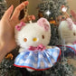 Winter Kitty Plush Keychain – Cute Scarf Cat Pendant, Soft Bag Charm & Car Decoration Gift