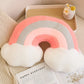 Cute Moon Star Rainbow Plush Pillows – Soft Cartoon Stuffed Cushion for Home Décor & Gifts