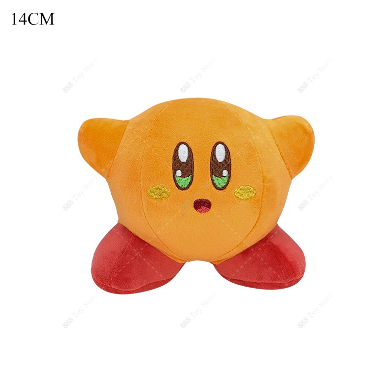 Cute Pink Star Plush Toy – Soft Anime-Inspired Round Character Stuffed Doll Gift