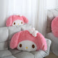 My Melody Plush Pillow – Large Soft Kawaii Bunny Hug Cushion, Cute Sofa Decorative Plush Toy