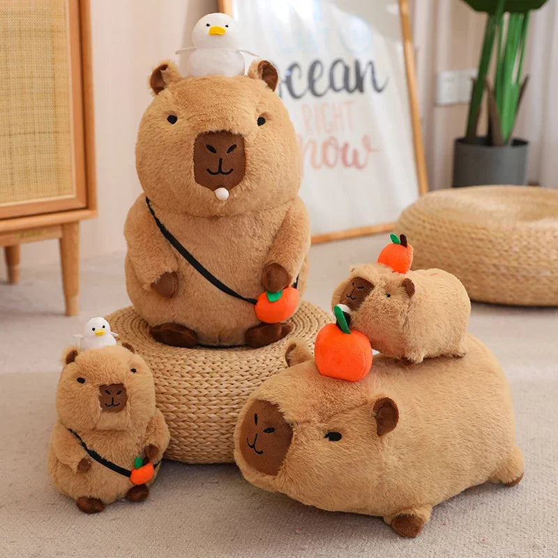 Capybara Plush Toy – Cute Cosplay Stuffed Animal in Unicorn, Dinosaur & Food-Themed Designs