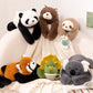 Long Arm Plush Pillow 50–65cm – Weighted Hug Stuffed Animal (Raccoon, Koala, Sloth, Dinosaur)