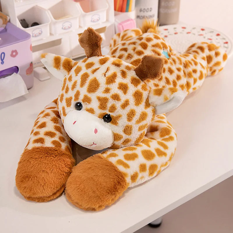 Long Arm Plush Pillow 50–65cm – Weighted Hug Stuffed Animal (Raccoon, Koala, Sloth, Dinosaur)