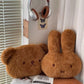 Kawaii Miffy Plush Pillow – Cute Soft Stuffed Bunny Doll Cushion for Sofa, Kids Gift Toy