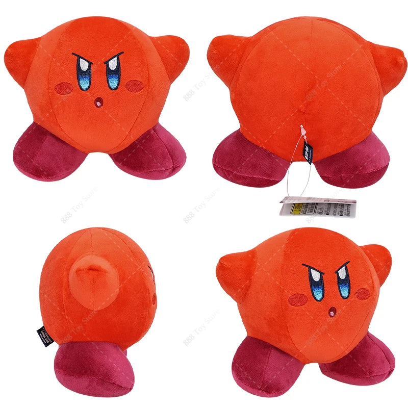 Cute Pink Star Plush Toy – Soft Anime-Inspired Round Character Stuffed Doll Gift