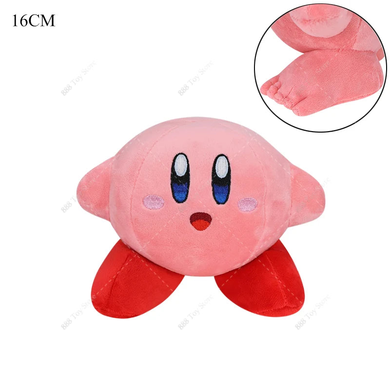 Cute Pink Star Plush Toy – Soft Anime-Inspired Round Character Stuffed Doll Gift