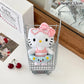 Winter Kitty Plush Keychain – Cute Scarf Cat Pendant, Soft Bag Charm & Car Decoration Gift