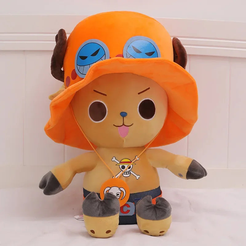 Cute Reindeer Plush Toy 35cm – Soft Anime-Inspired Stuffed Doll Bedroom Decoration Gift