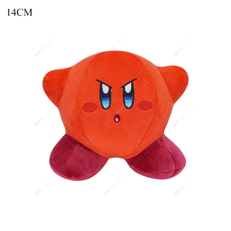 Cute Pink Star Plush Toy – Soft Anime-Inspired Round Character Stuffed Doll Gift