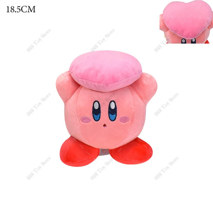 Cute Pink Star Plush Toy – Soft Anime-Inspired Round Character Stuffed Doll Gift