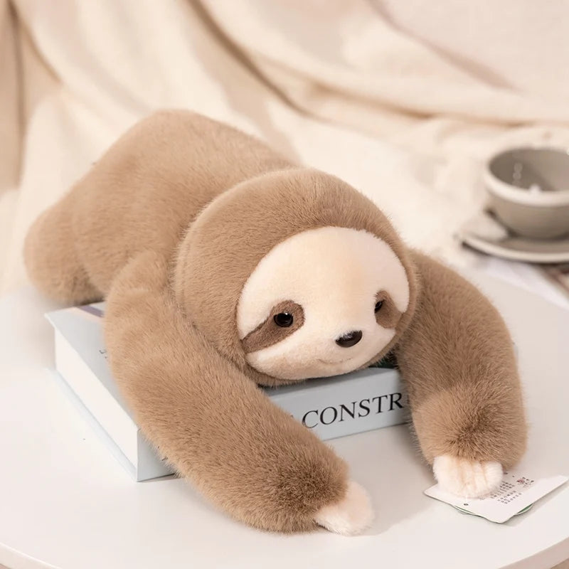Long Arm Plush Pillow 50–65cm – Weighted Hug Stuffed Animal (Raccoon, Koala, Sloth, Dinosaur)