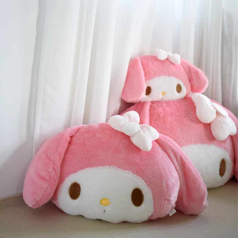 My Melody Plush Pillow – Large Soft Kawaii Bunny Hug Cushion, Cute Sofa Decorative Plush Toy